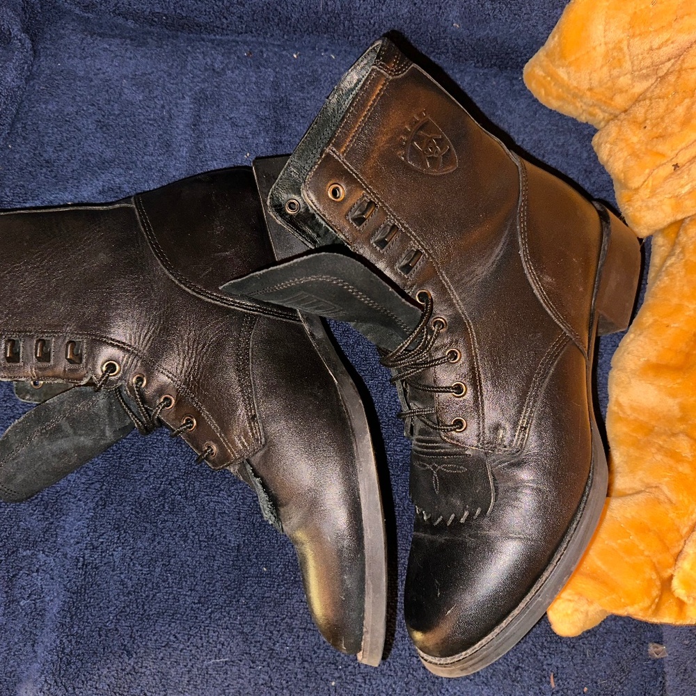 Men’s Ariat Boots Lace Up, Western, Work 10D